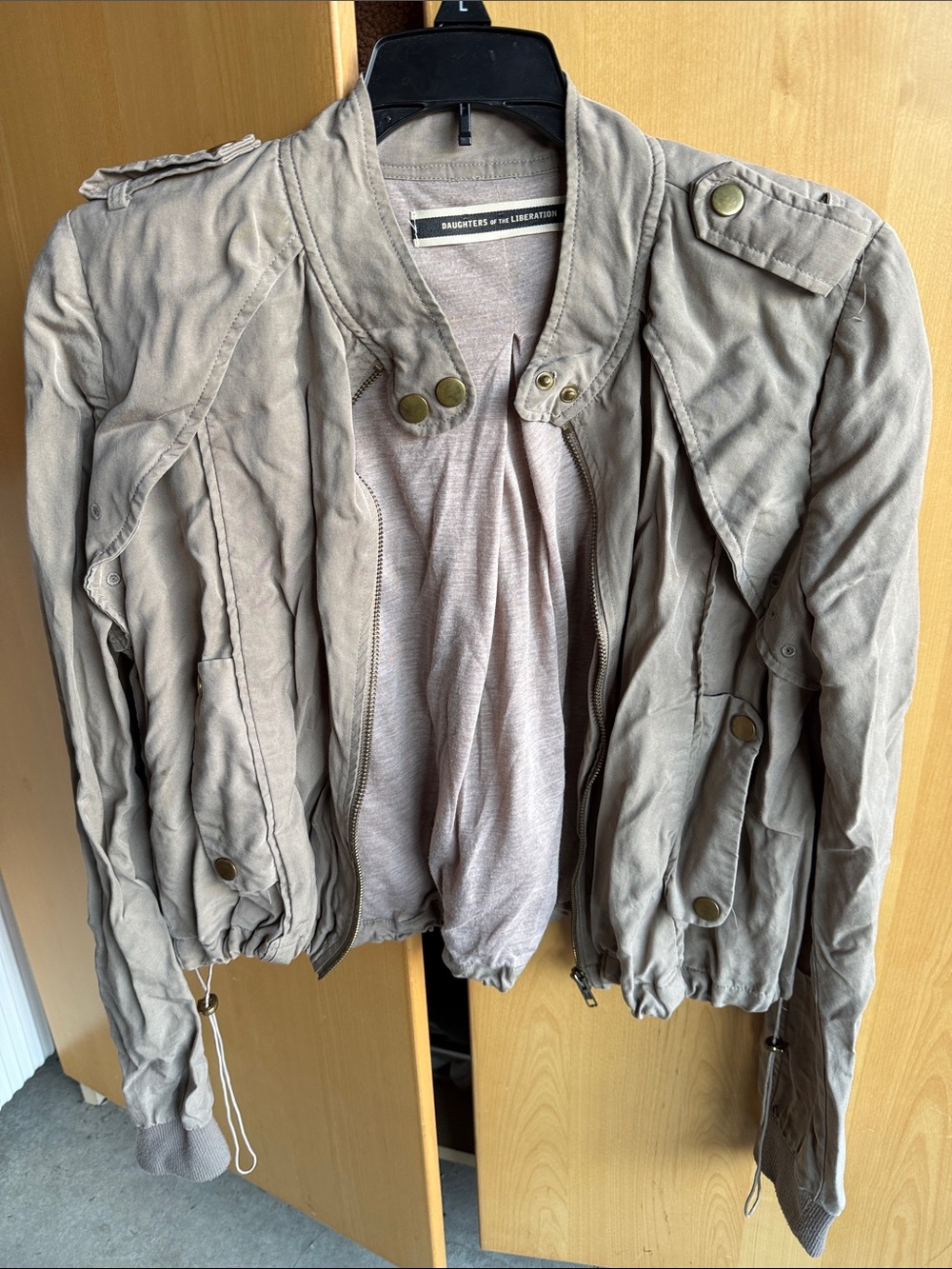 Daughters of Liberation Crop Utility Jacket
